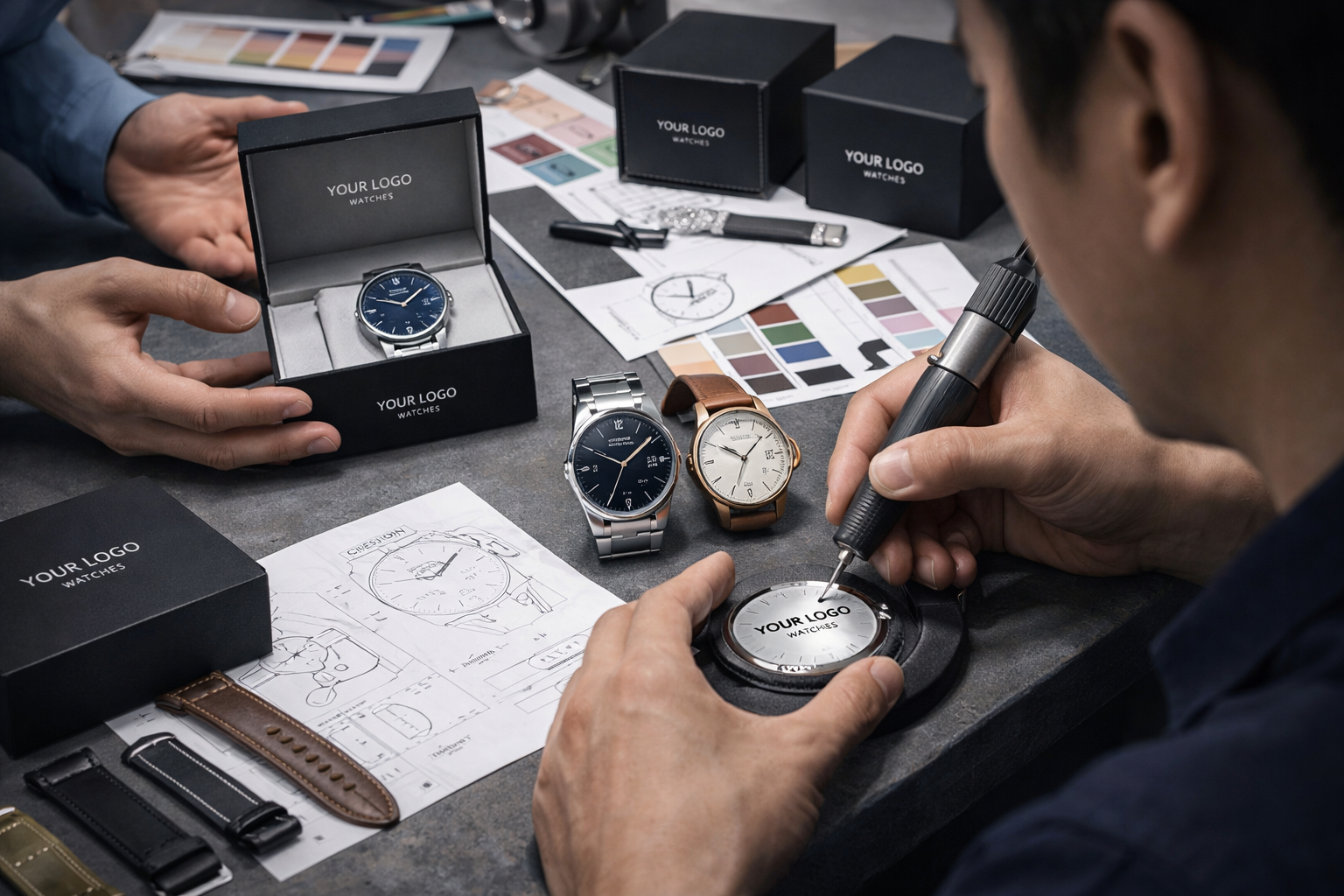 Custom watch design process